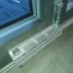 Регулировка портальной раздвижной двери в г. Пушкин